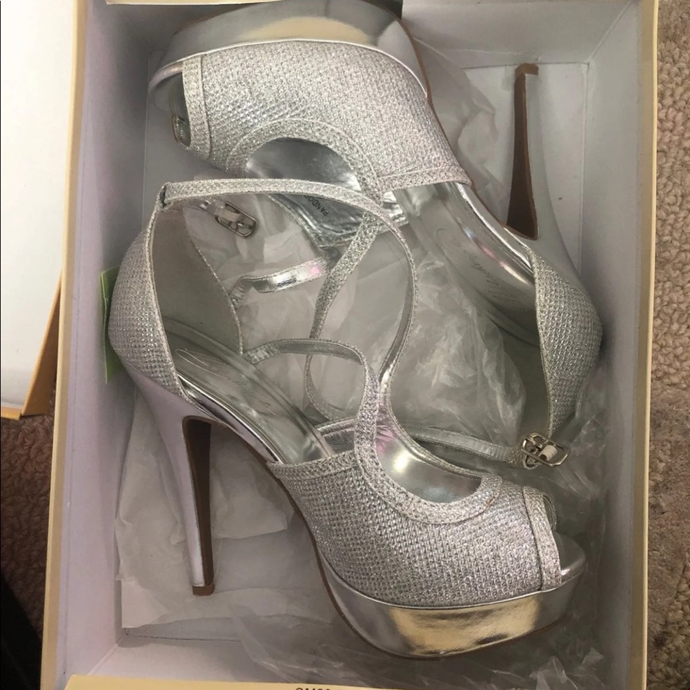Silver heels